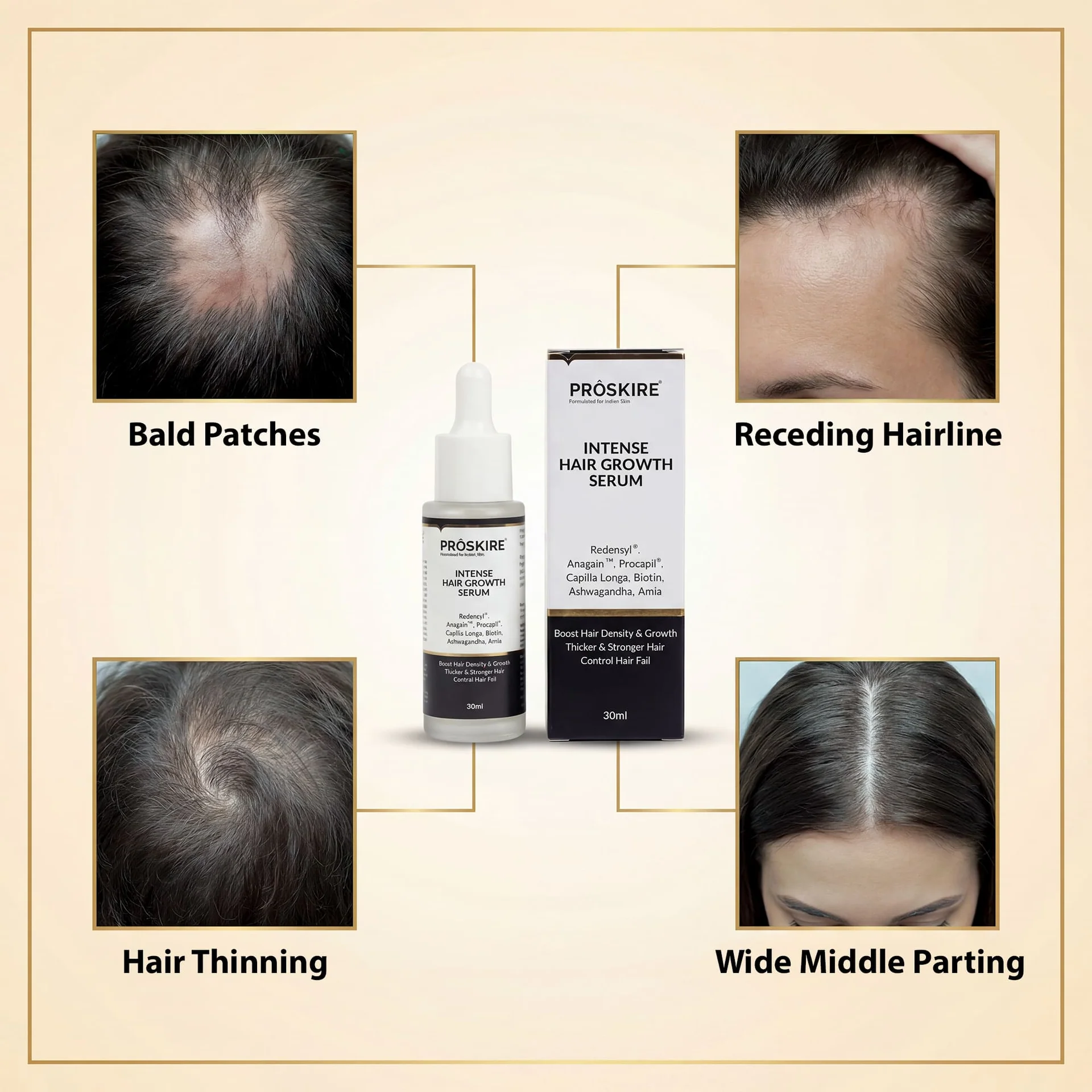 Proskire serum detail